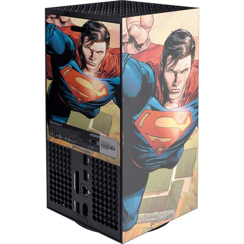 DC Comics Superman Flying Pose Action Comics #957 Art by Patch Zircher XBox Series X Digital Edition Console Skin